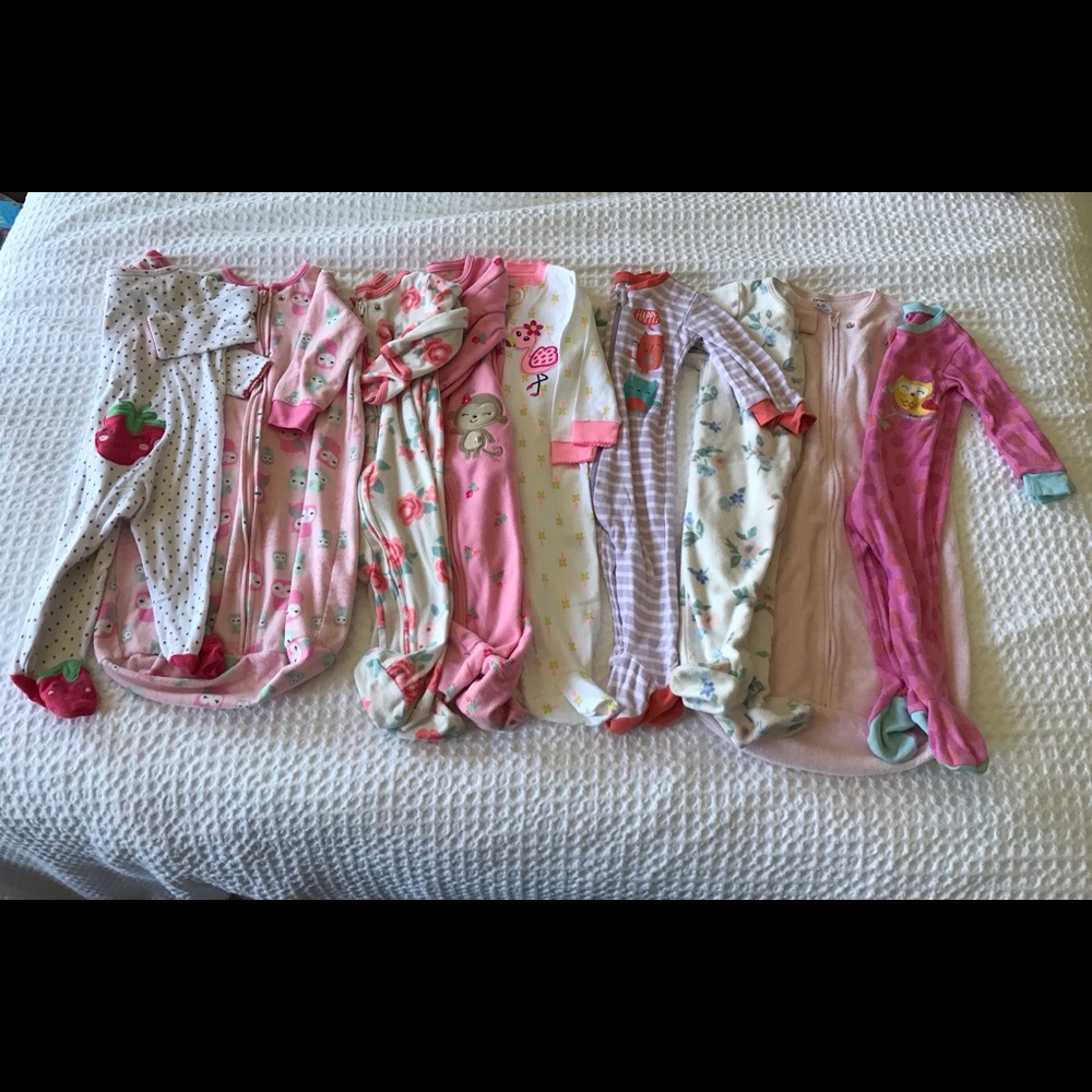 9 piece 6-9 month girls lot